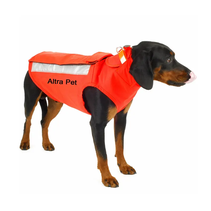 Оптовая продажа, охотничий защитный жилет для собак, оранжевый тактический жилет для тренировок, светоотражающая ткань для собак, Охотничья свинья