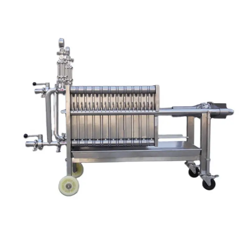 Автоматическое оборудование для прессования фильтров из нержавеющей стали для пива/вина и рамы