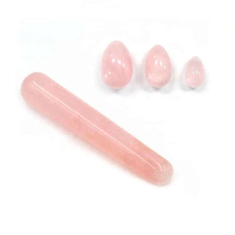 Factory Sell Nephrite Rose Quartz Yoni Massage Wands For Vagina Tightening