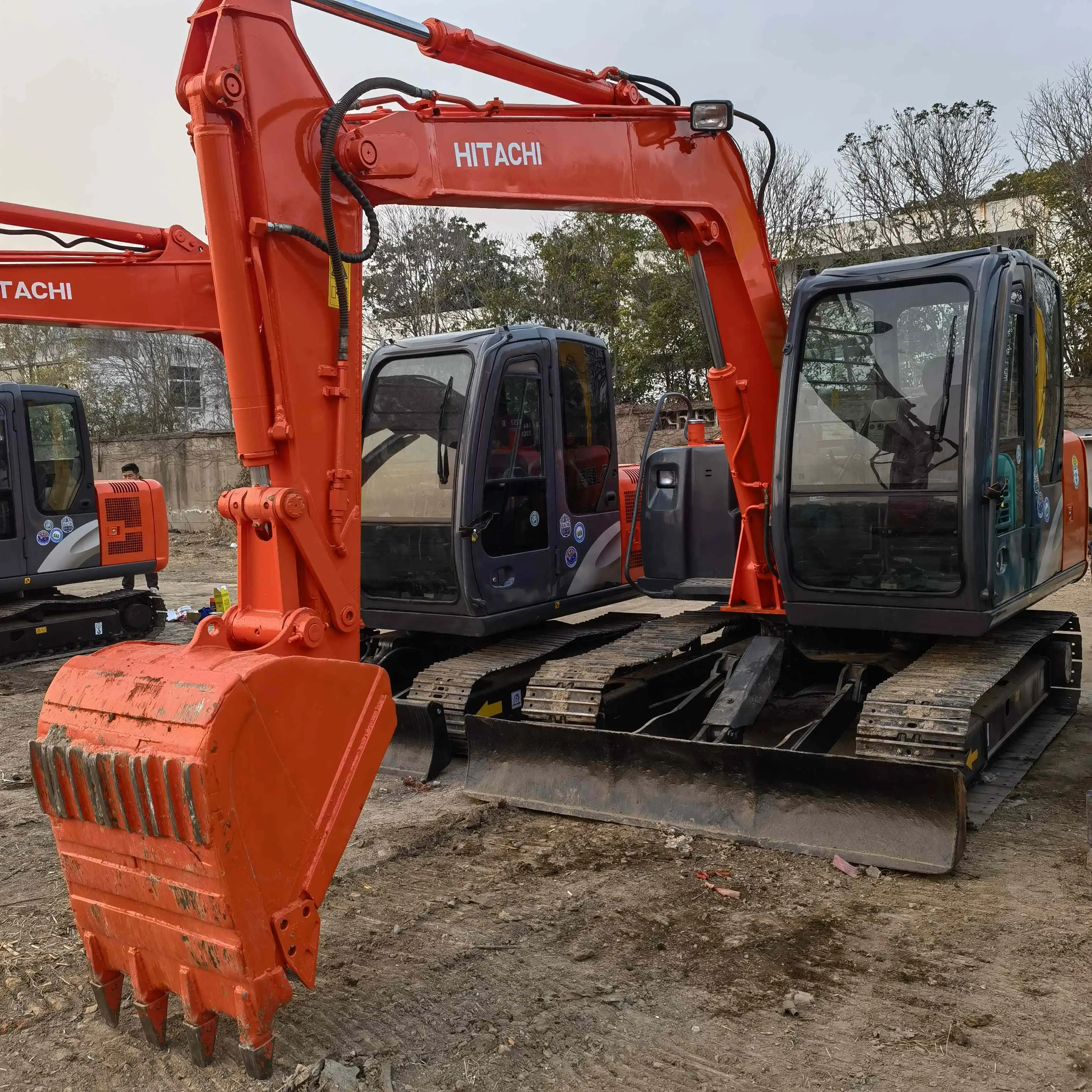 Б/у экскаватор, 7 тонн, hitachi zx70, японский Экскаватор zaxis 70