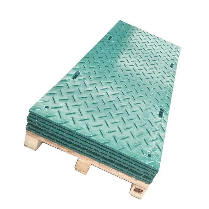 Temporary Hdpe Road Mat Mobile Plastic Floor Heavy Duty HDPE Temporary Road Mat