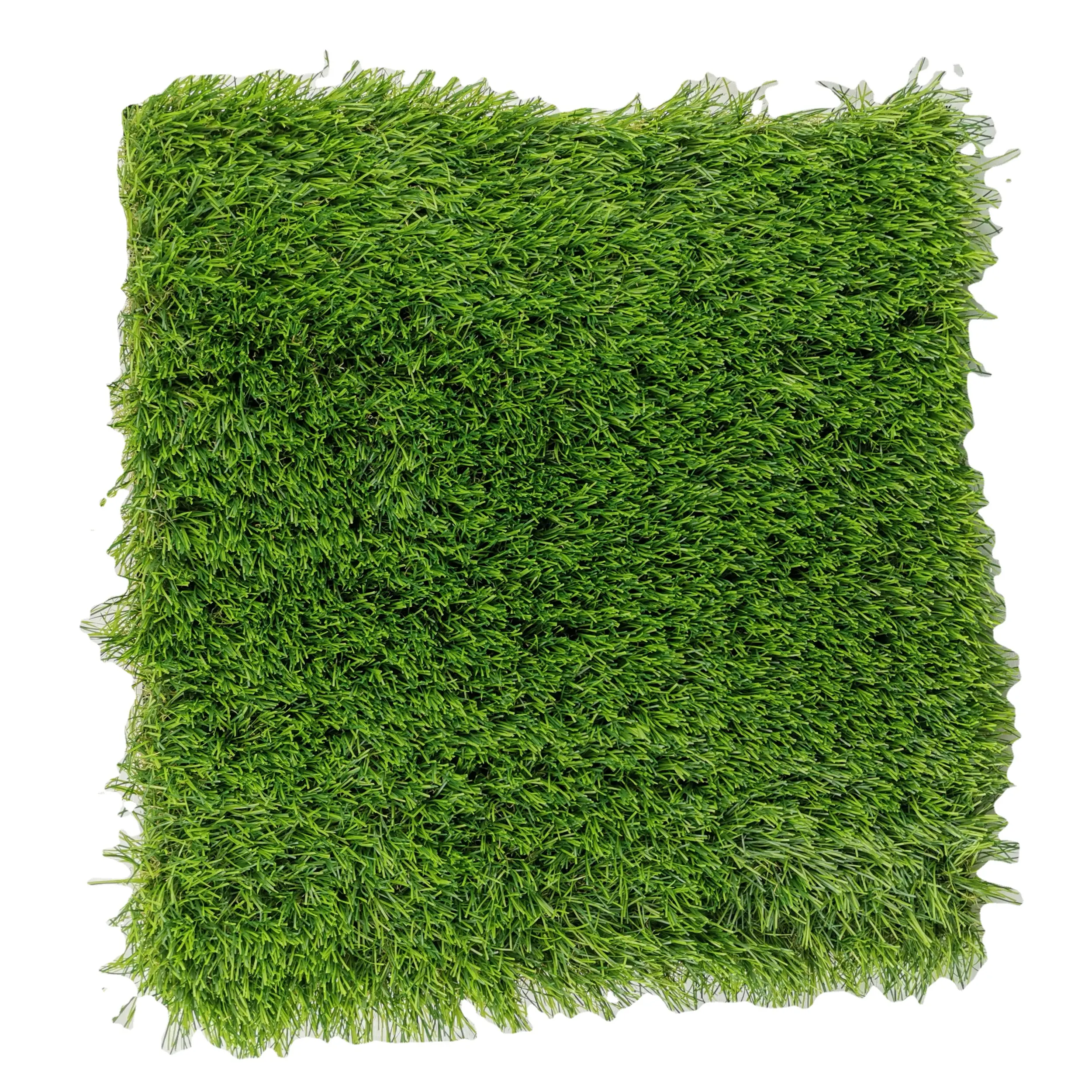Оптовая Продажа искусственная трава с четырехцветным ландшафтным искусственным покрытием и садовой синтетической травой