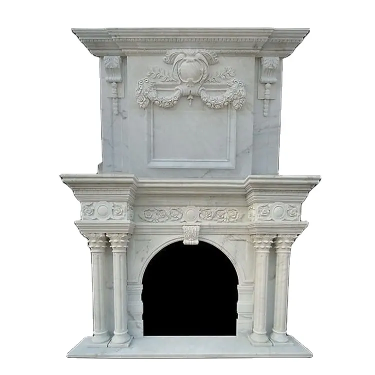 Профессиональные поставки 2 уровня каменный портал для камина