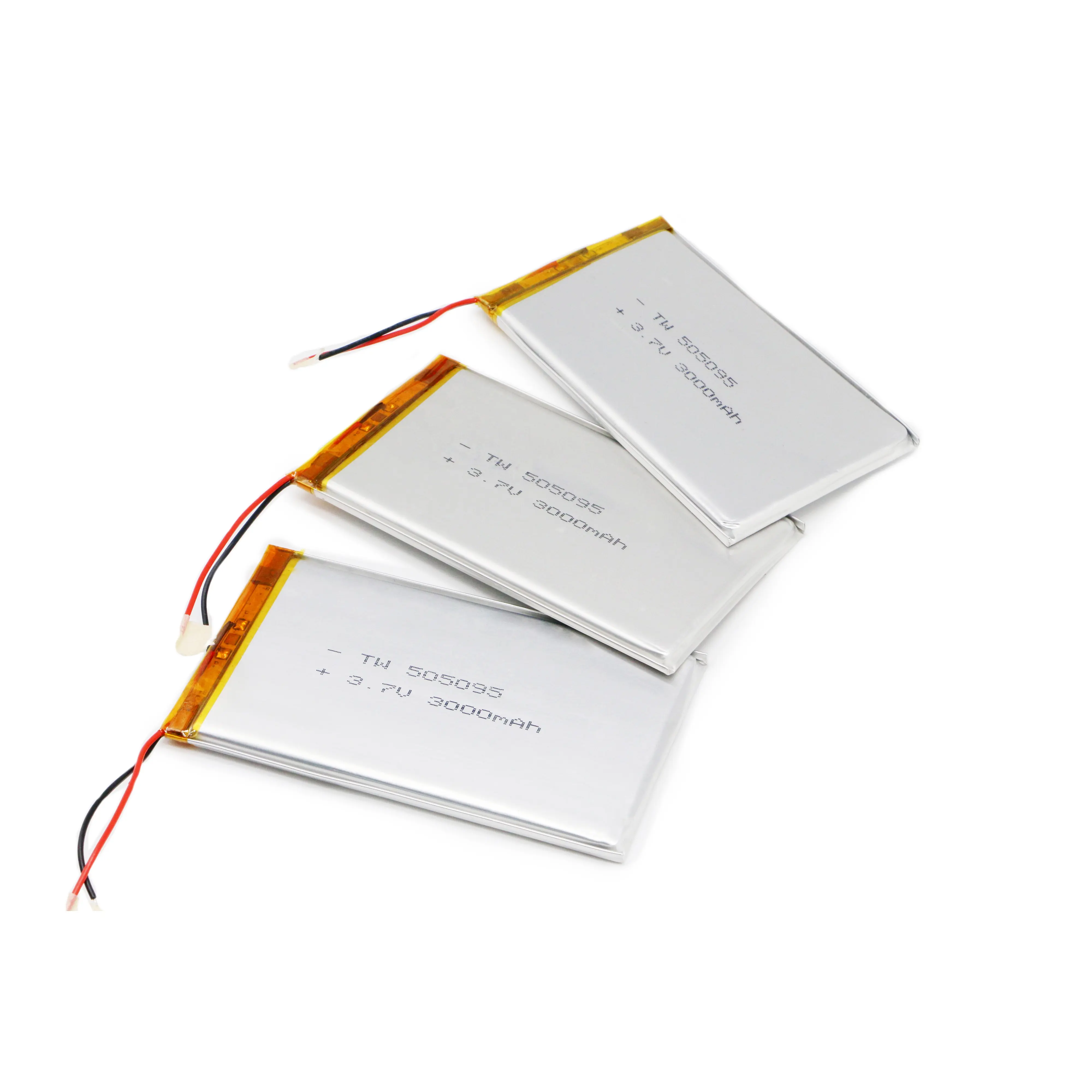 3000mah 505095 3.7v titanate hard case drone enrich power lithium polymer ion battery cells