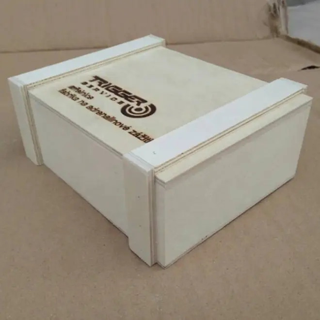 Multi Use Plywood Magic Secret Treasure Chest Box Small Wooden Crate for Gift Packaging Chocolate Food