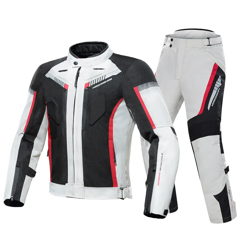 OEM/ODM men's motorcycle auto racing wear suit riders riding jackets and Pants sets motocross jersey