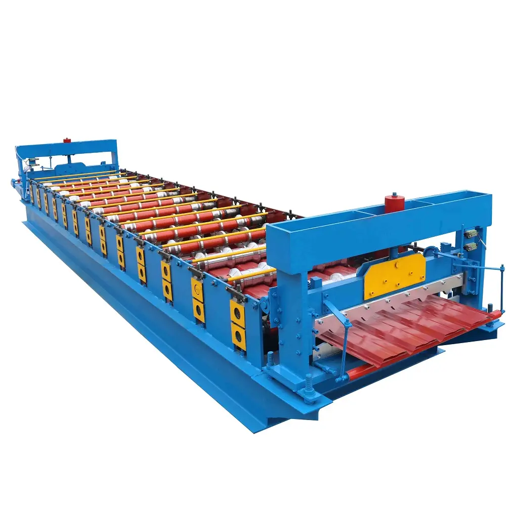 Hot sale  Automatic Roofing Sheet Making Machine Roofing Sheet Roll Forming Machine