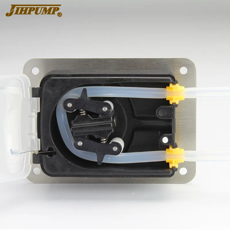 JIHPUMP TH504 220 В, 5 об/мин, миниатюрный перистальтический насос для газоанализатора, дозирующие насосы для конденсата воды и жидкости