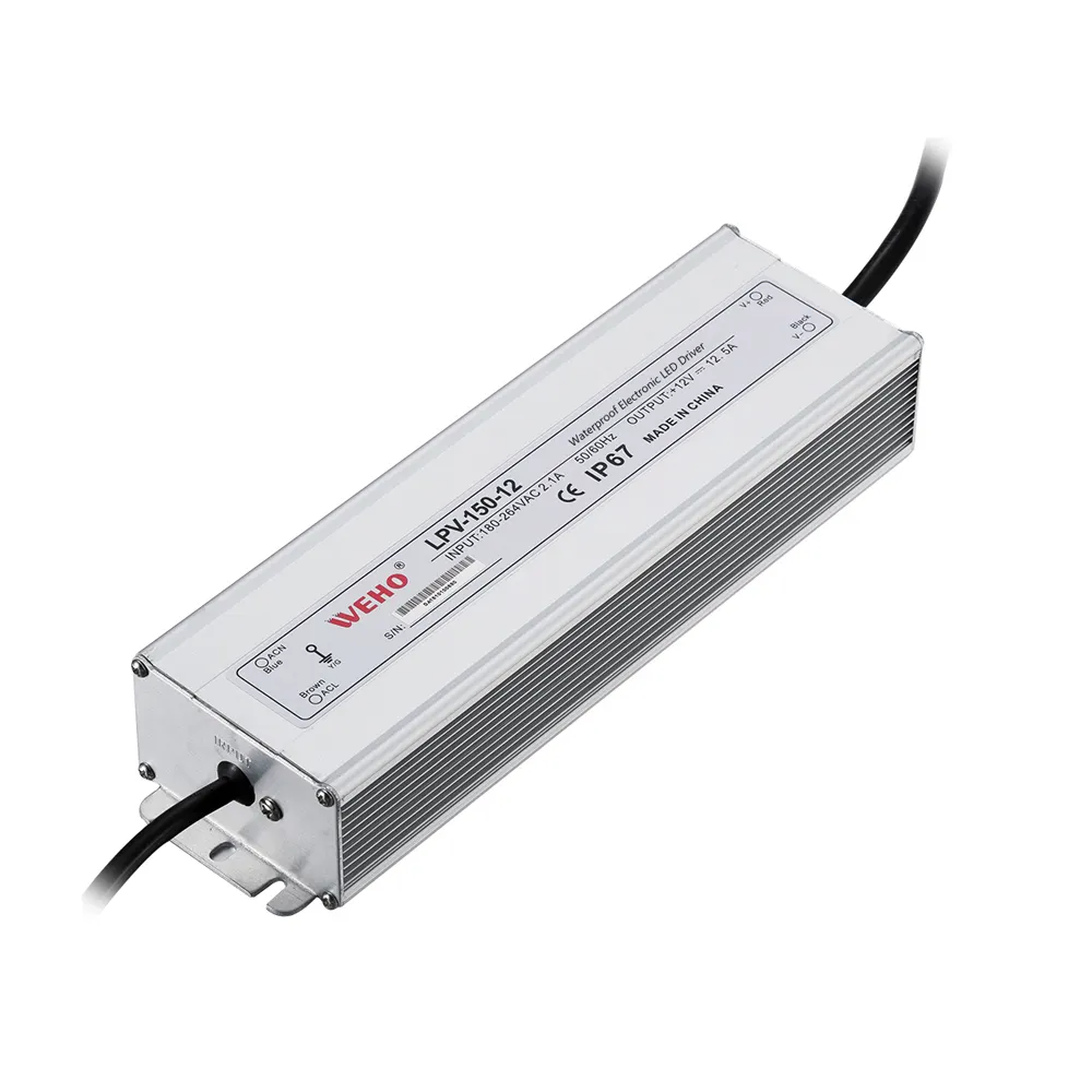 power supply waterproof 150w lpv 12vdc led driver