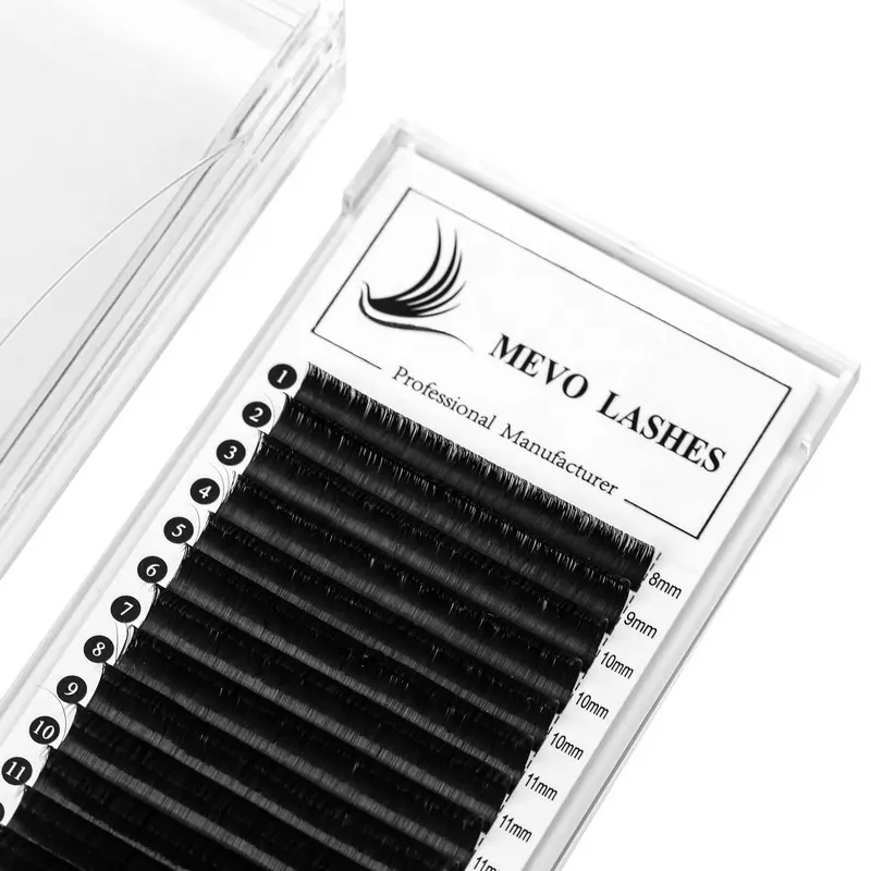 Lashes Extension Eyelash Mevo Lashes Eyelash Extension Makeup 3D Mink Lashes Individual Eyelash16 Rows Soft High Quality Cilios False Eyelashes