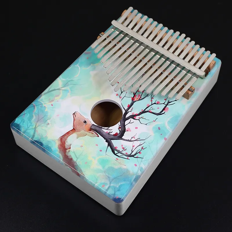 Factory wholesale musical instruments kalimba 17 keys thumb piano Likembe Beginners