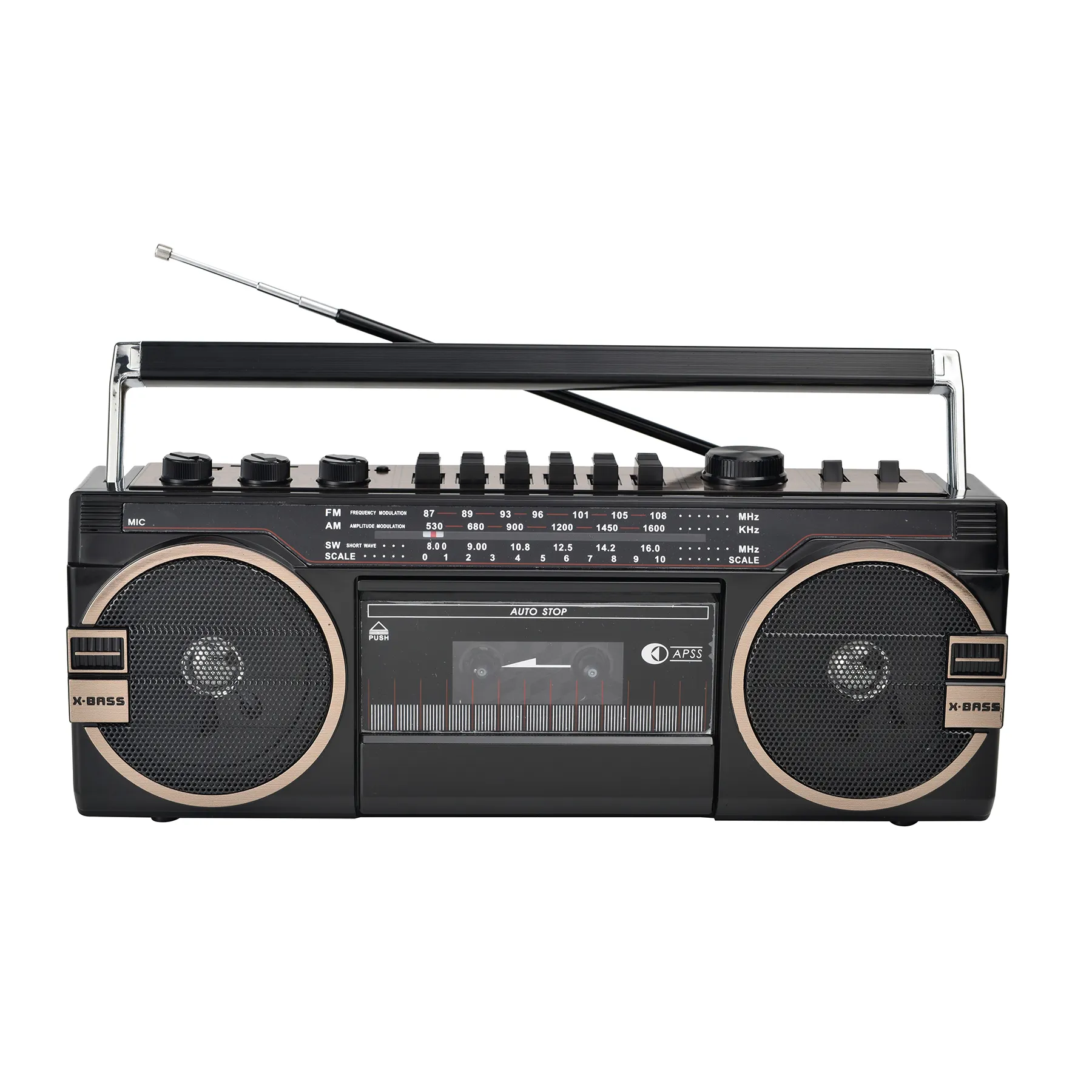 cmik mk-132 bt oem factory supply boombox cheap custom tape retro AM/FM/SW 3 Bands cassette player