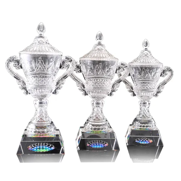 Награда на заказ, стеклянный трофей, хрустальные большие хрустальные награды и трофеи, Хрустальный Трофей