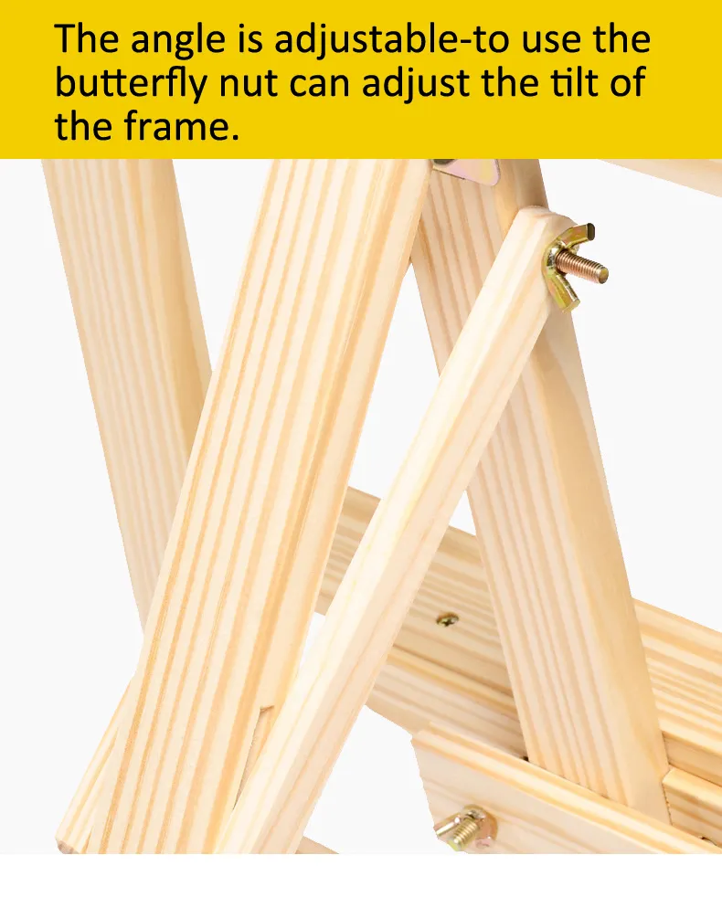 High Quality Adjustable Pine Easel For Drawing