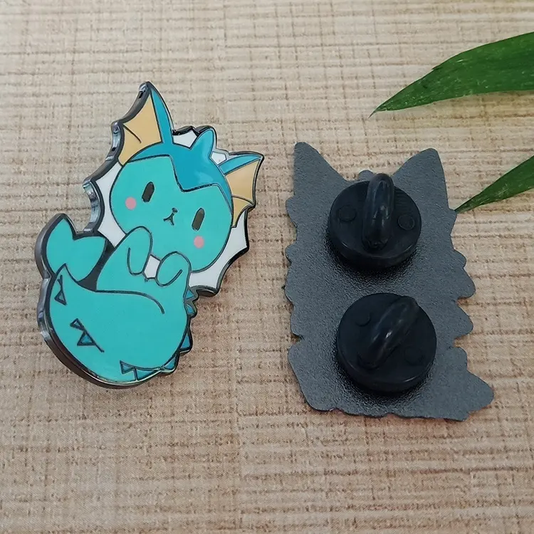 Glaceon Pokemon Pins hard enamel pin importer hard enamel pin manufacture