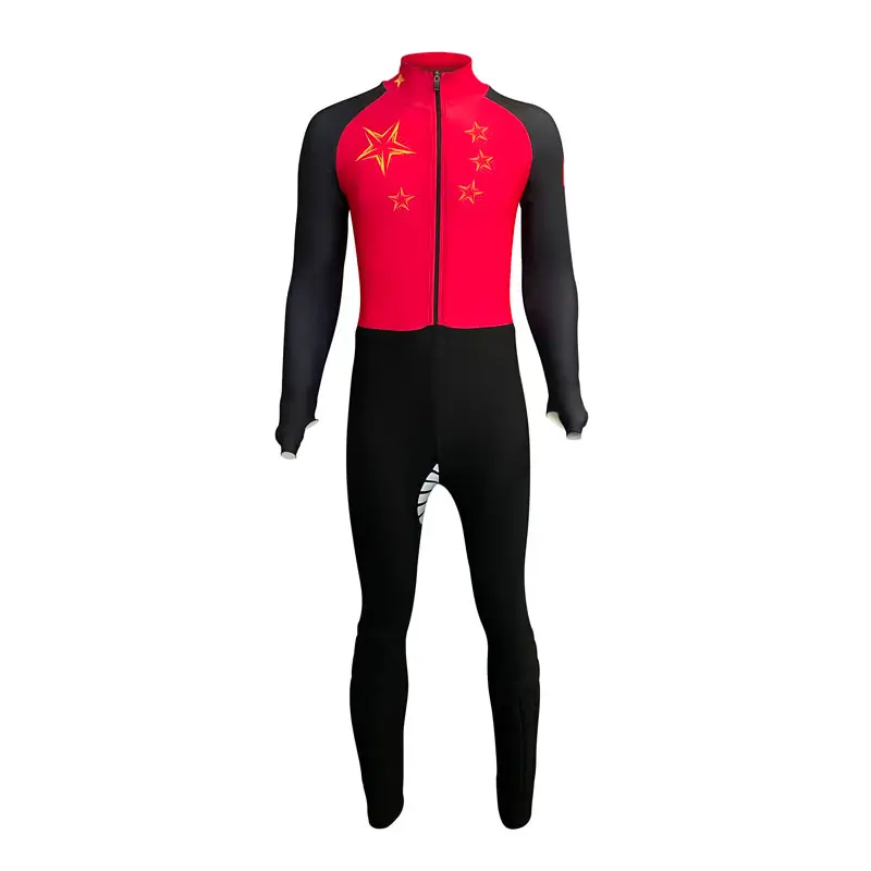 ROLLFLY sublimation printing team suit anti-cutting cycling fitness speed skating training suit racing inline speed skate suit