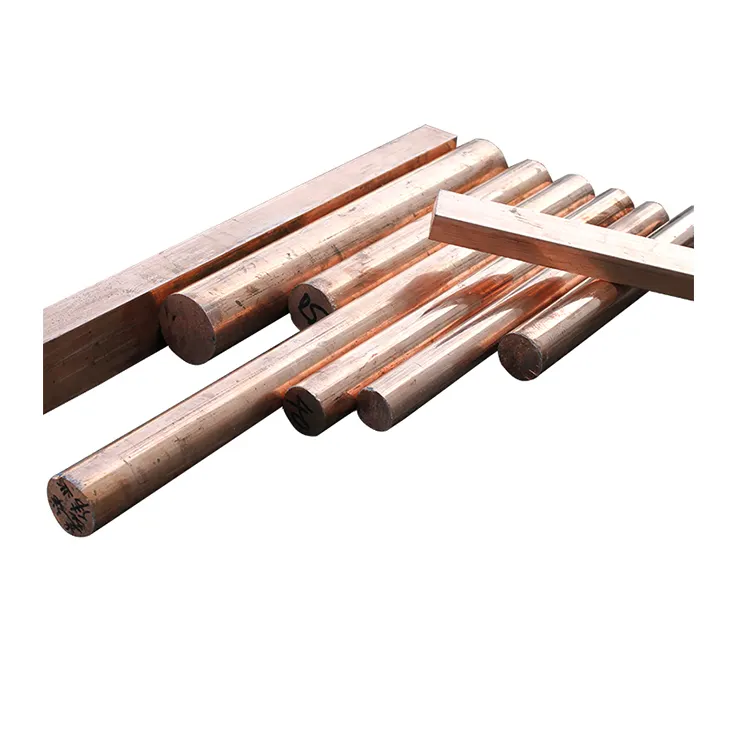 New Product Listing Length 1000mm-12000mm Non-alloy Copper Bar With Iso9001 Certification