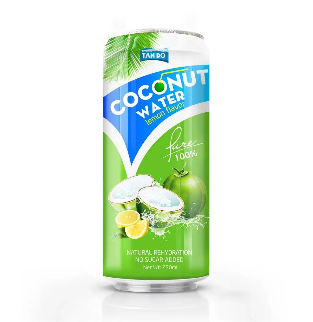 Свежий вьетнамский кокосовый сок, новый бренд, кокосовая вода, TROPICOCO 330 мл, алюминиевая банка оптом