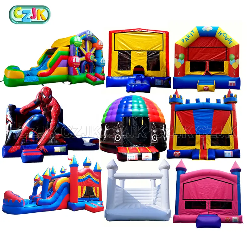 Kids Moon Inflatable Moonwalk Water Jumper Bouncer Bouncy Castle Jumping Commercial Bounce House Party Rentals