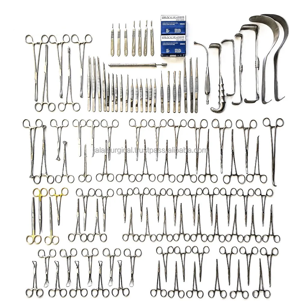 108 Instruments Basic Laparotomy Set Surgical Medical/Abdominal Surgery Equipments