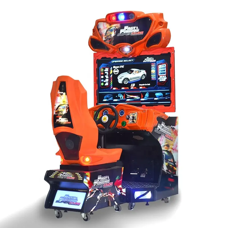Coin Operated Racing Arcade Game Machine, Driving Car Video Games, Hot