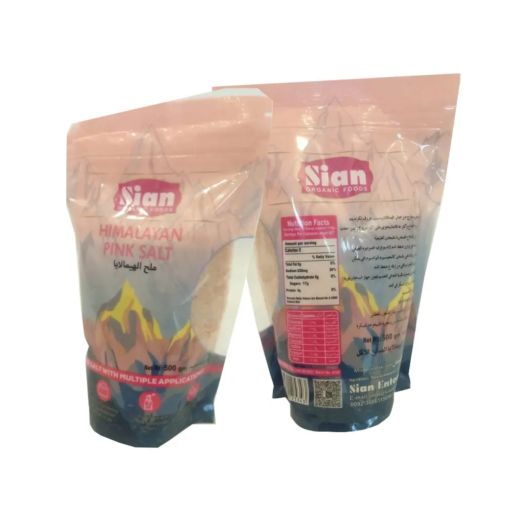 Himalayan Light Pink Salt with Packing Mesh and Grains Pink Salt-Sian Enterprises