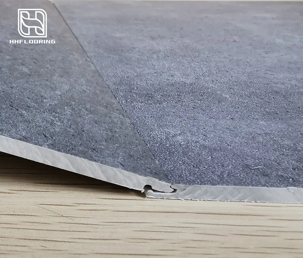 HH Flooring Newly Designed Stone Look Vinyl Flooring Click Lock plank wood Supplier