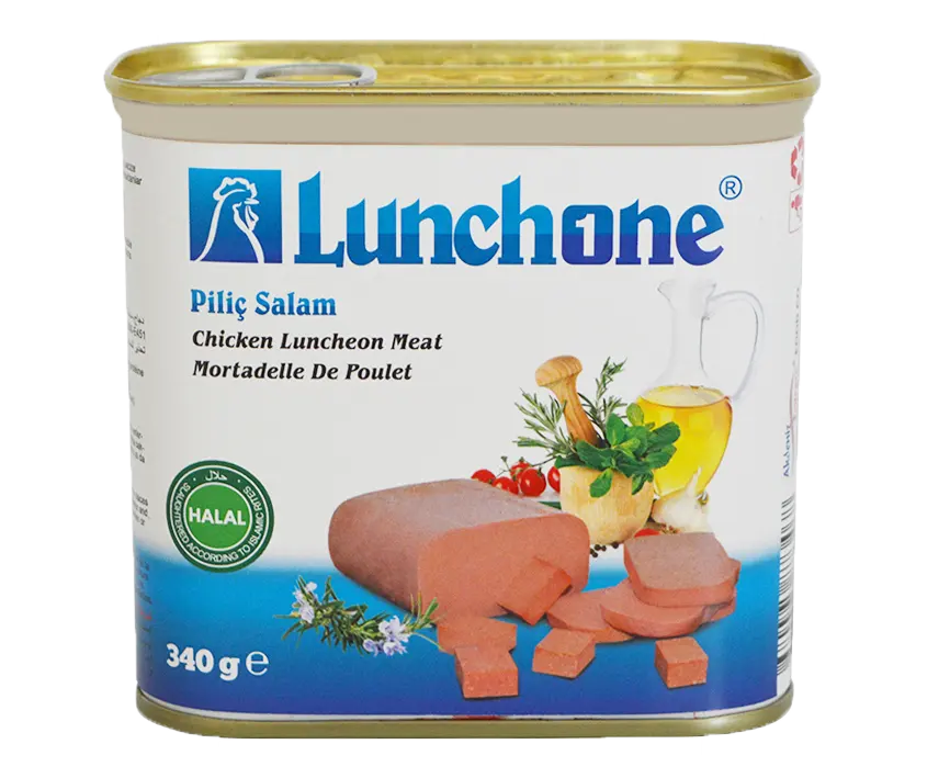 Canned pork luncheon FOR HOT POT 50%meat for sale