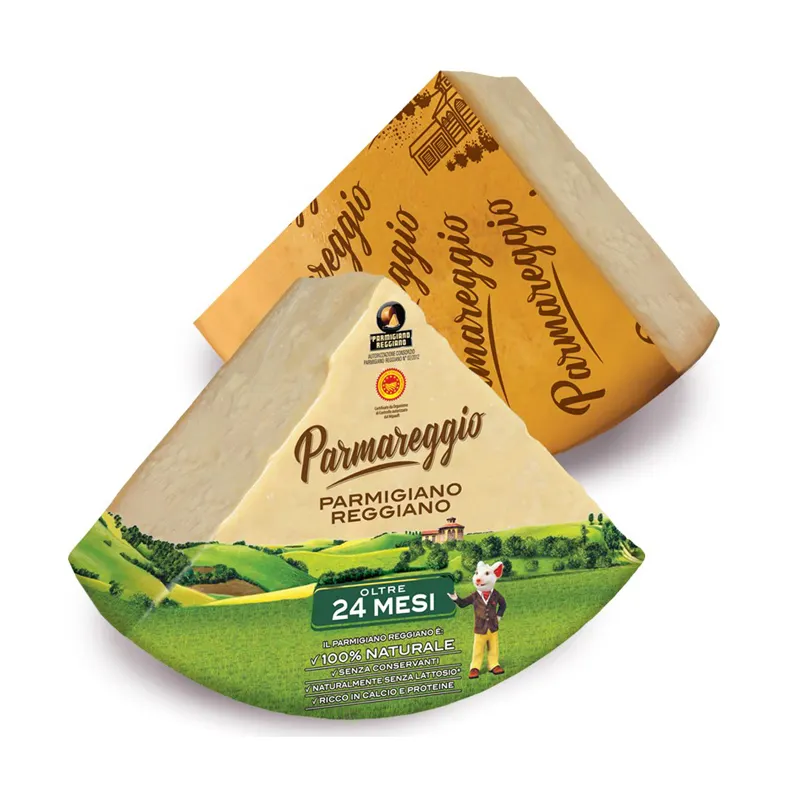 High  Quality Made In Italy 1/8 of Hard Parmesan Reggiano cheese seasoned 24 months Ready For Export
