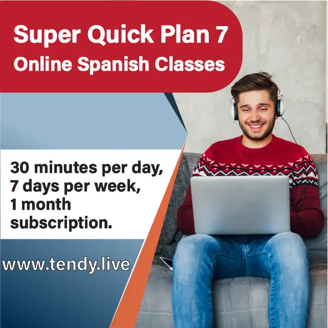 tendy.live: Online Spanish classes with native-Spanish speaking teachers, ready to teach Spanish.