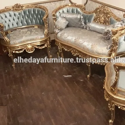 antique french sofa salon set