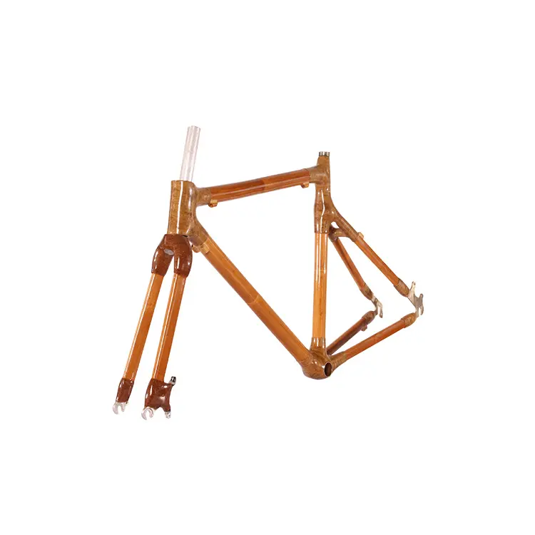 Professional factory eco-friendly bamboo bicycle frame disc brake aluminum road bike frame