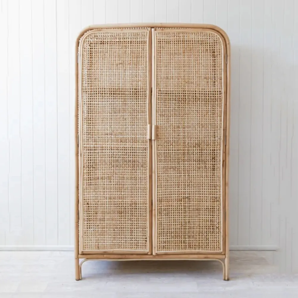 Rattan Cabinet Natural Mixed Wood Board in Bulk Wholesale in Vietnam