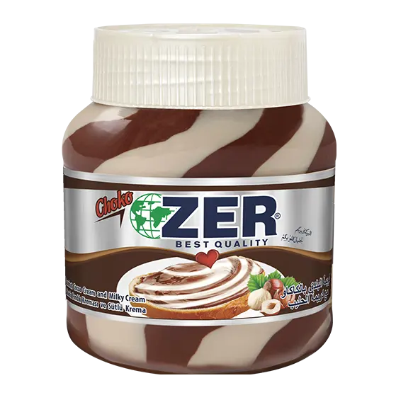 Zer Hazelnut & Milky Cream 350gr x 12 Glass Jar