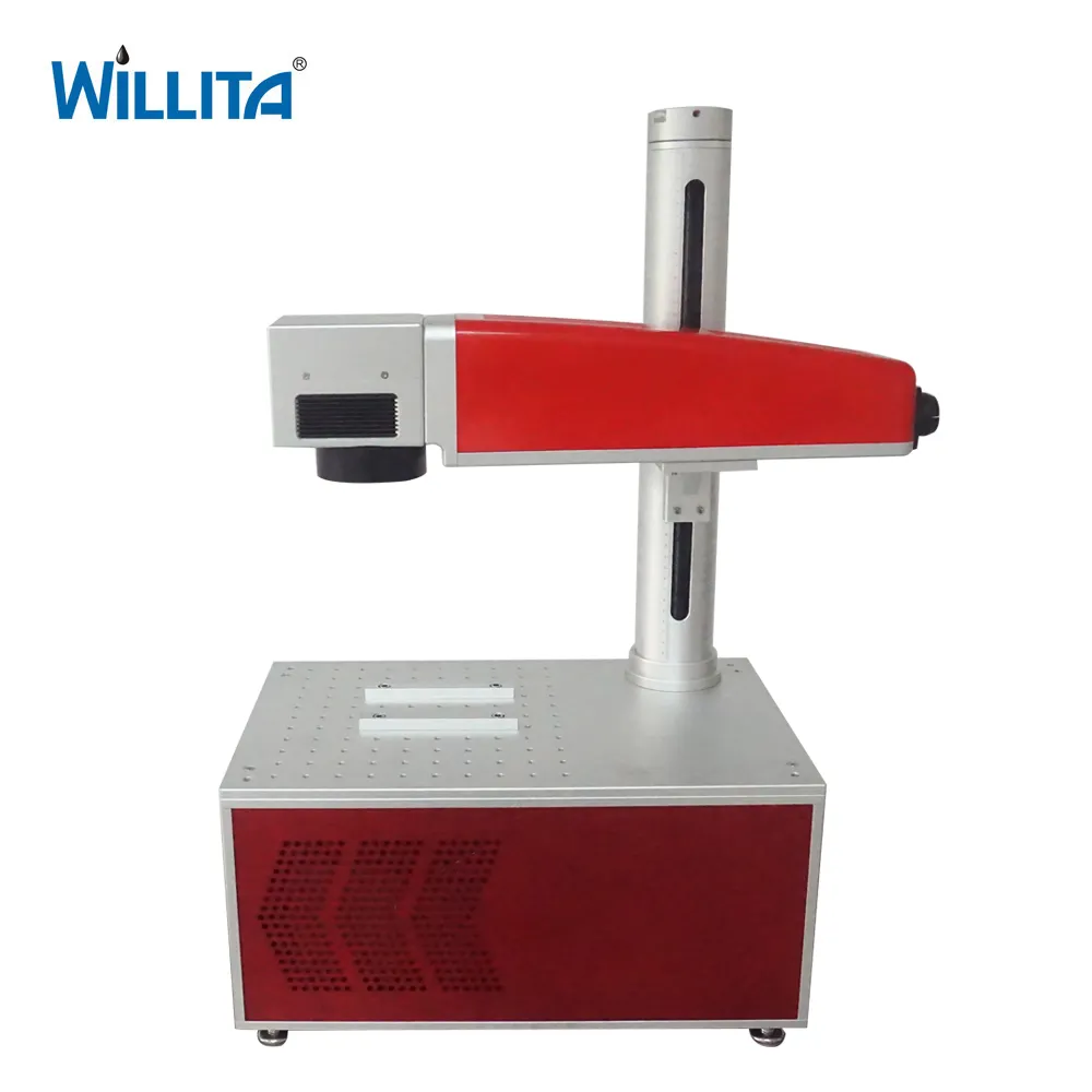 20W Portable mini optical fiber laser marking machine for metal logo
