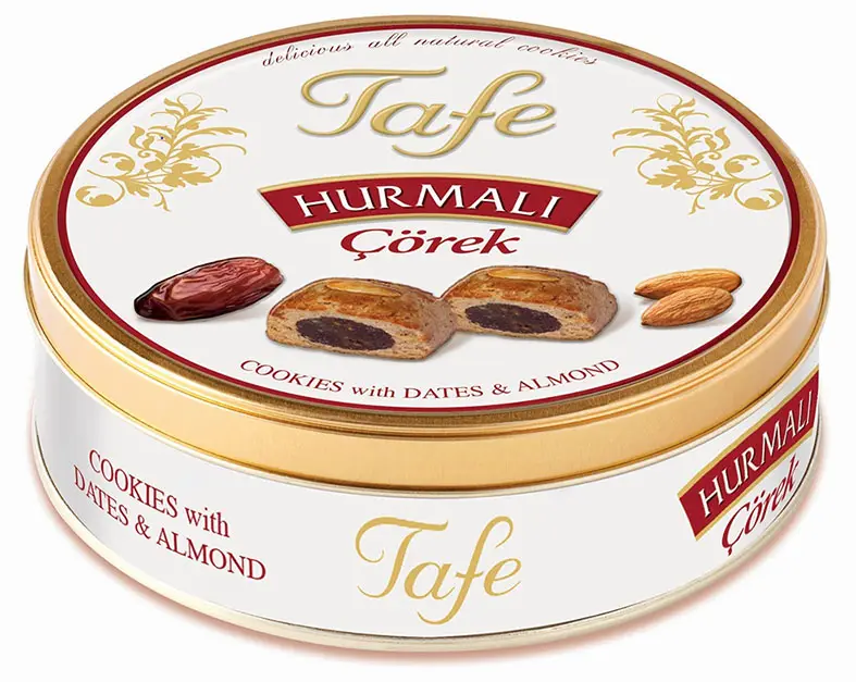 COOKIES with DATES & ALMONDS TIN BOX 250g - 288 code