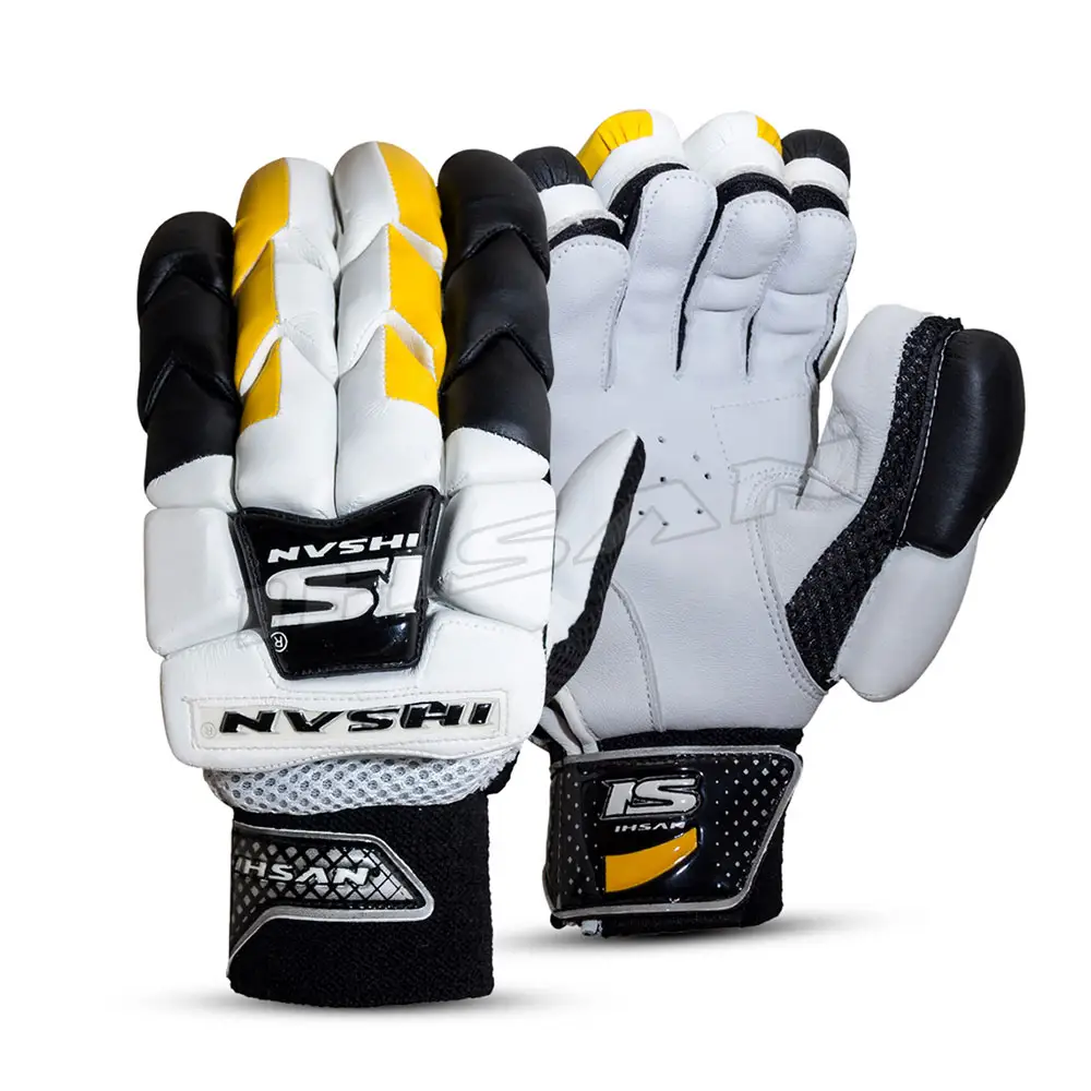 IHSAN X1 BATTING GLOVES (SAUSAGE FINGER), MENS Top Quality Low Price Cricket Batting Gloves