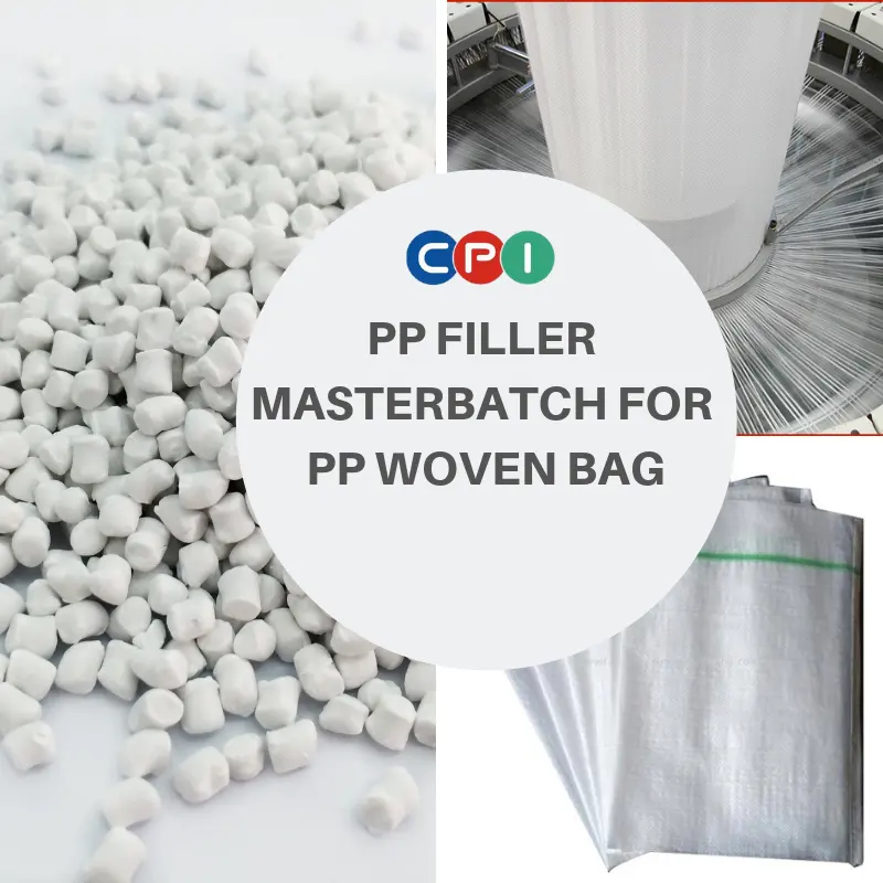 Vietnam PP Polypropylene Filler Masterbatch 80% CaCO3 with the added percentage up to 50%