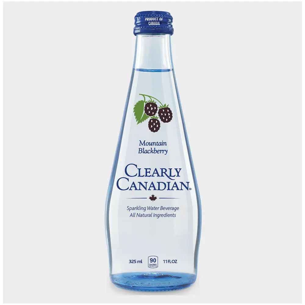 Finest And Pure Natural Water Clearly Canadian Originals Mountain Blackberry Sparkling Canadian Spring Water