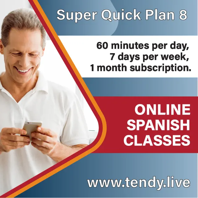 tendy.live: Online Spanish classes with native-Spanish speaking teachers, ready to teach Spanish.