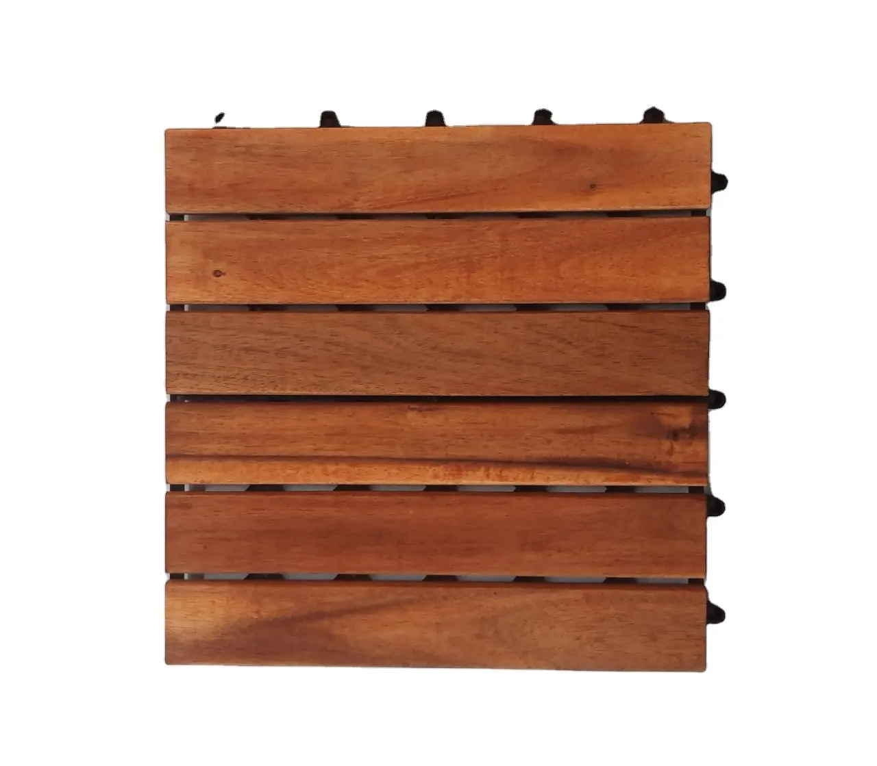 Наружный настил для пола, деревянная напольная плитка, 6 12 планок для террасы и паркетного пола, 300x300