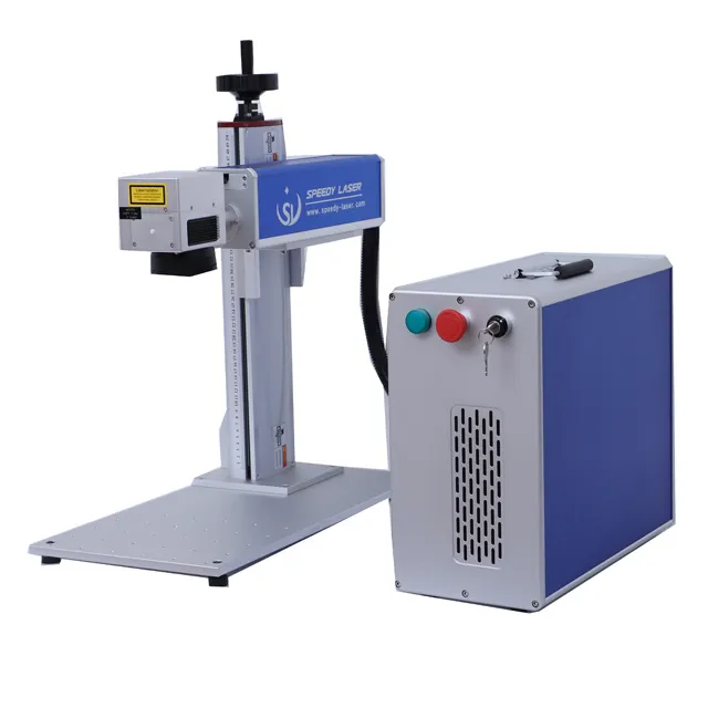 JPT MOPA 20W 30W 60W JPT M7 Mopa fiber color laser marking engraving machine on stainless steel