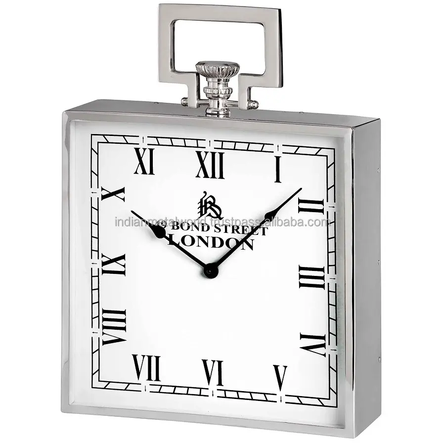 Металлические Напольные и настольные часы в стиле ретро, бесшумные роскошные современные часы для украшения дома, Лидер продаж 2021