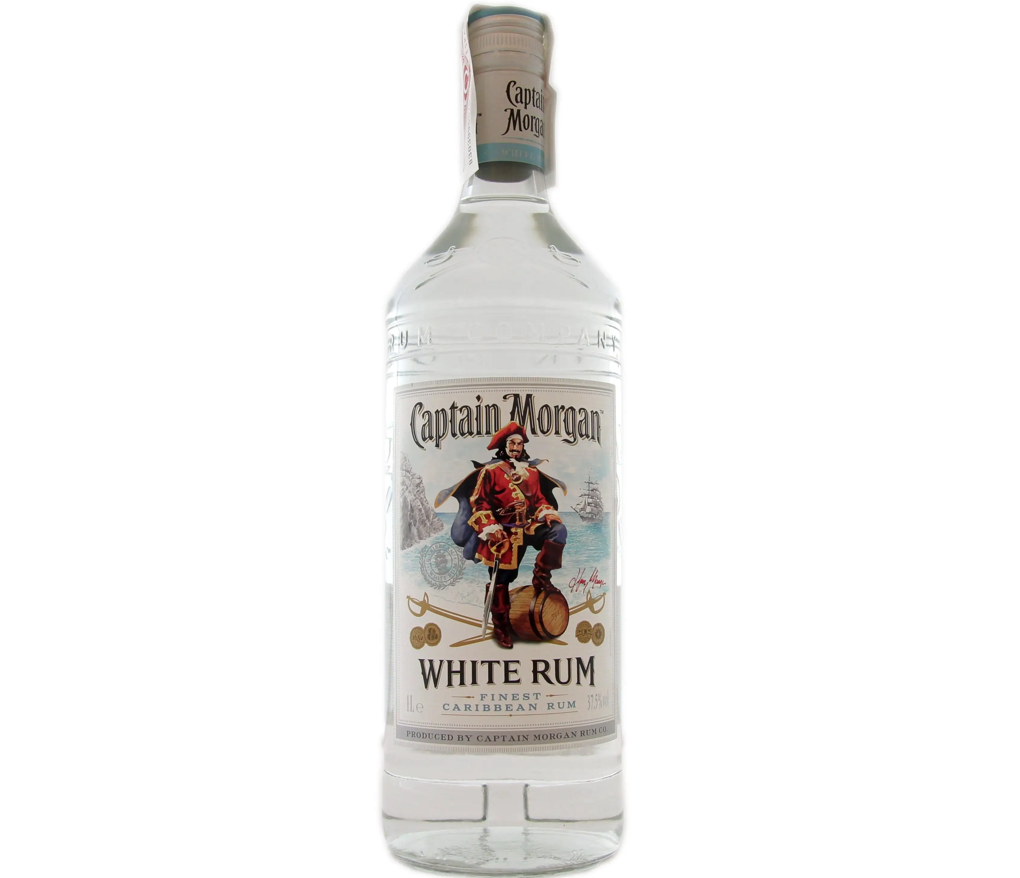 Ron Captain Morgan White 1,00 Litro 37,5% (R) 1.00 L.