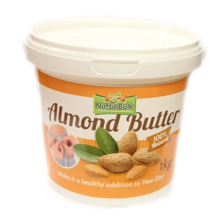 Food Grade High Quality Rich Ingredients Smooth Texture Fresh Healthy Almond Nuts Butter Made of 100% Nuts