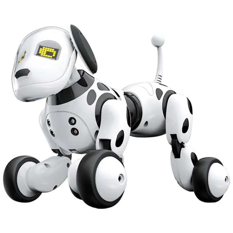 Лучший подарок на день рождения для детей Беспроводная радиоуправляемая ходячая пение Танцующая интеллектуальная говорящая собака-робот