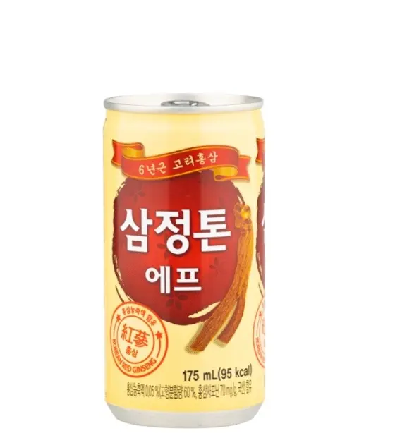 Healthy food and drinks red ginseng Korean beverage