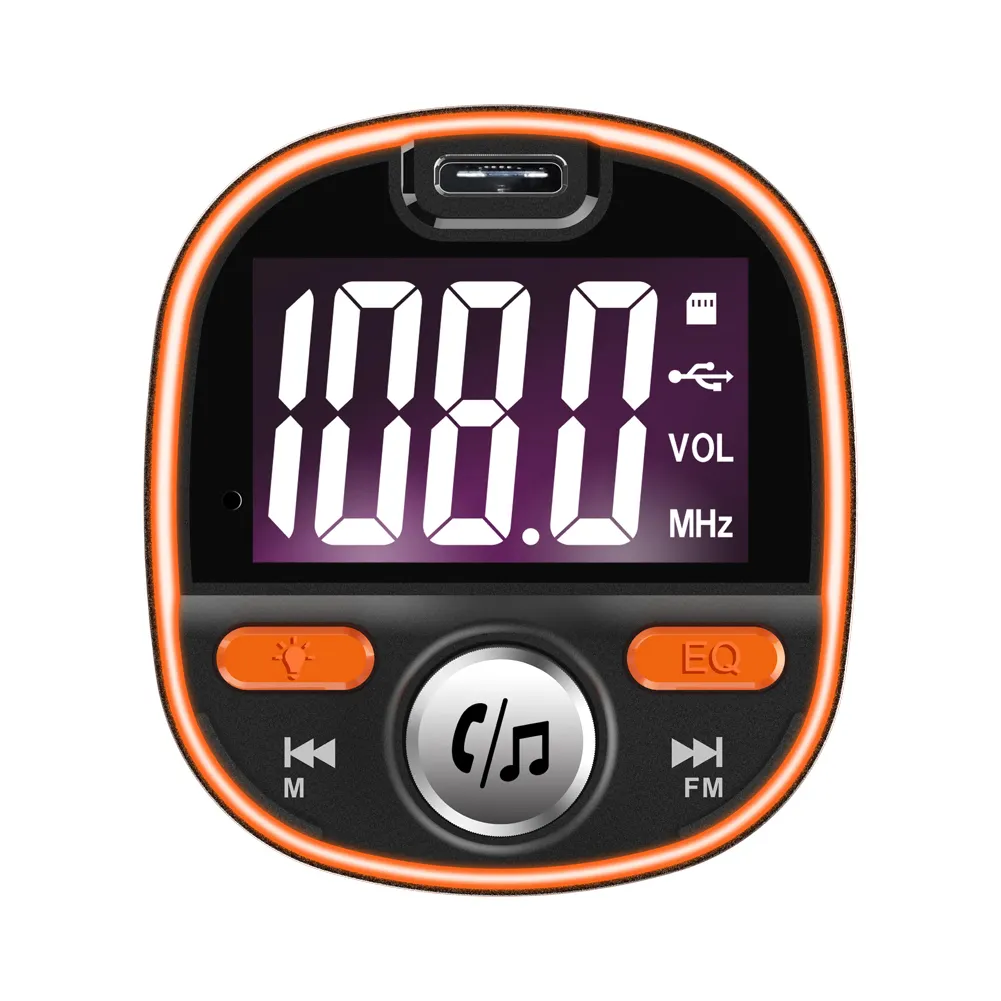 Высококачественный Автомобильный MP3-плеер fm-радиоприемник с функцией ЖК-дисплея