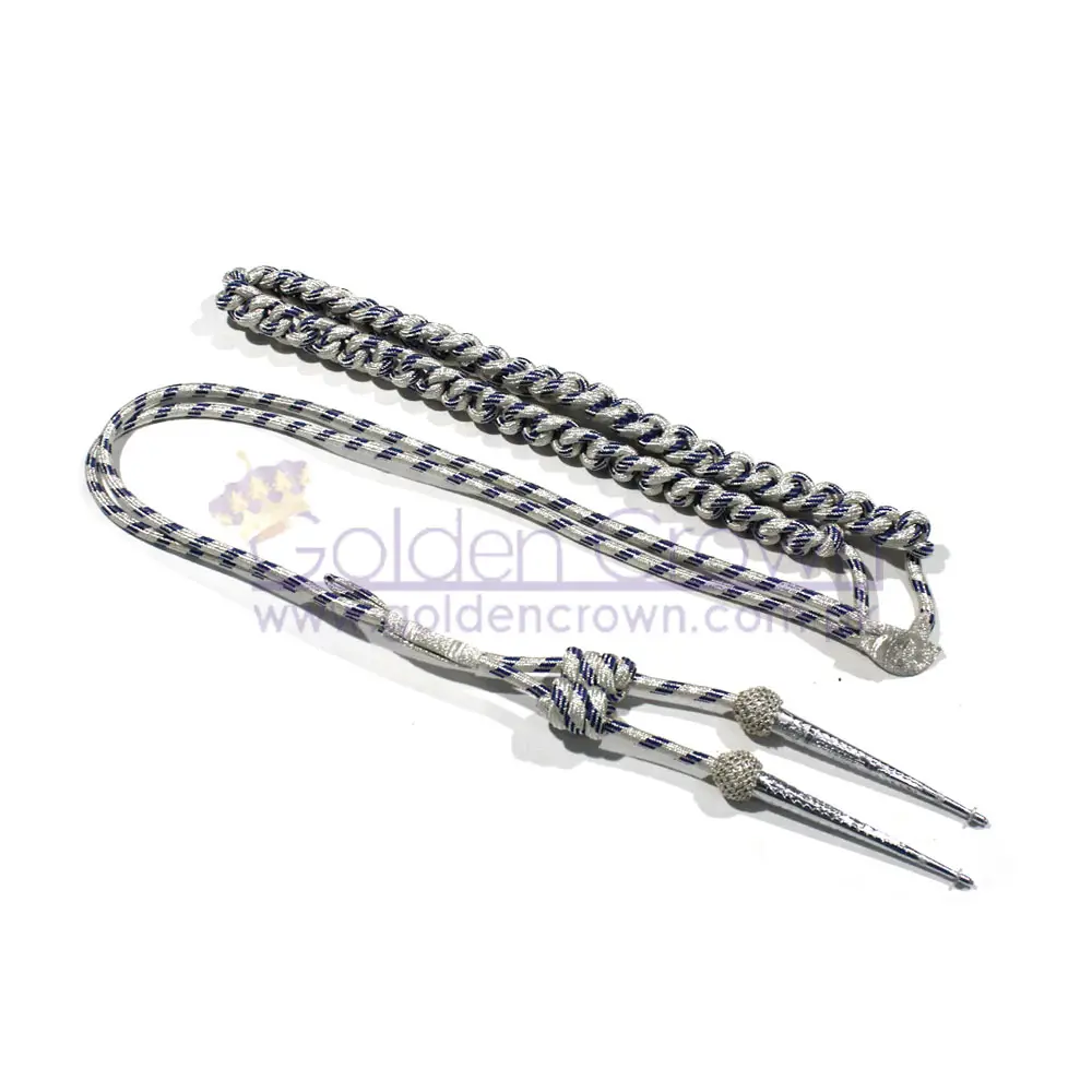 Wholesale Malaysia Police Uniform Lanyard | Malaysia officer Mylar Wire Lanyard