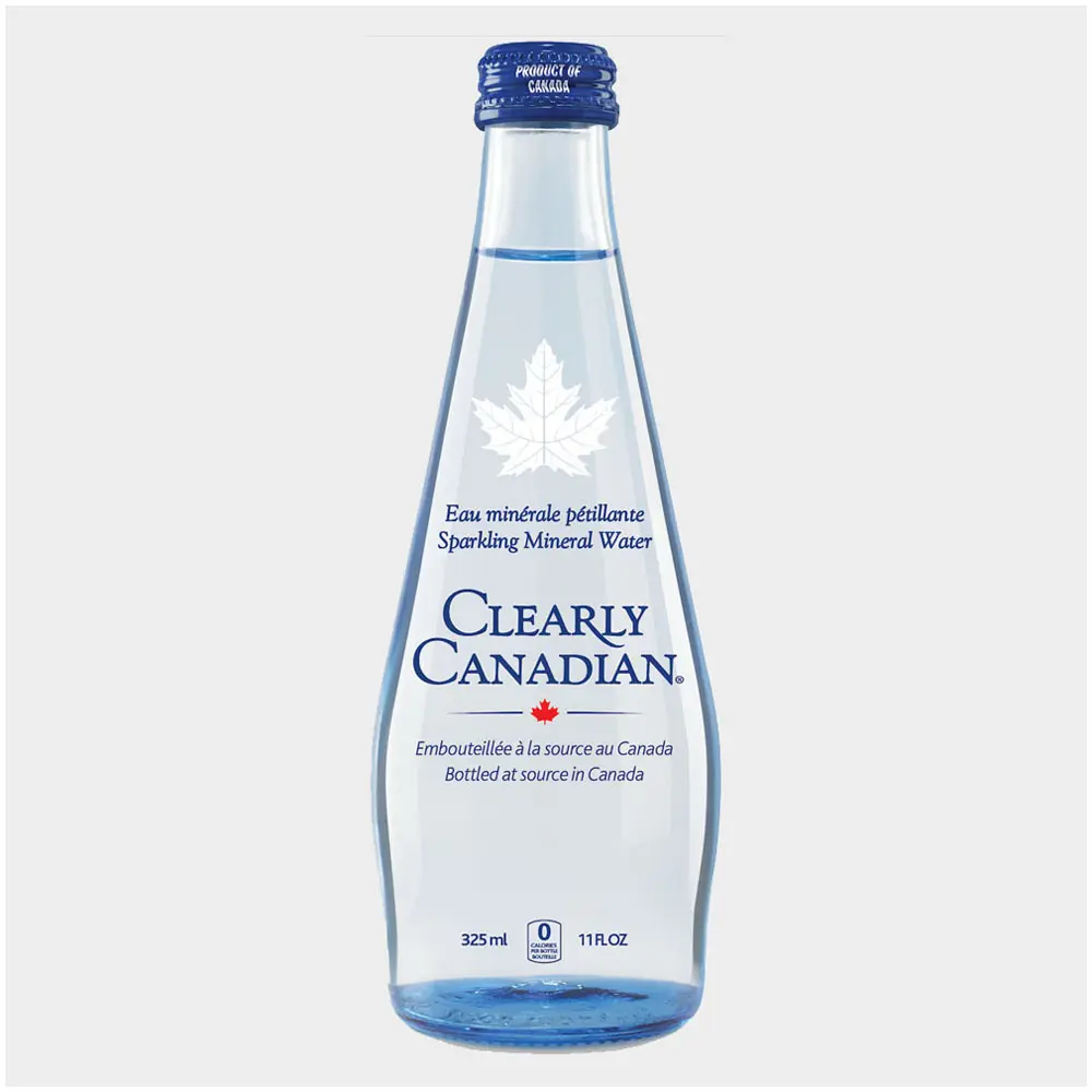 Naturally Enriched Calcium And Magnesium Clearly Sparkling Mineral Water 325Ml Lowest Sodium Rating